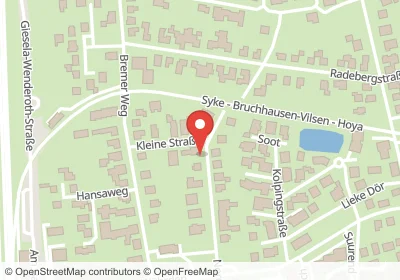 Kleine Straße Syke – Hotels in der Nähe Hotels an der Kleine Straße in Syke – Unterkünfte, Pensionen und Ferienwohnungen in zentraler Lage