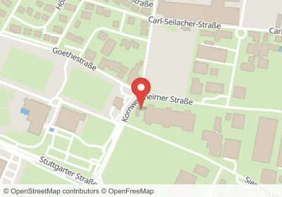 Hotels an der Goethestraße in Korntal-Münchingen – Unterkünfte, Pensionen und Ferienwohnungen in zentraler Lage
