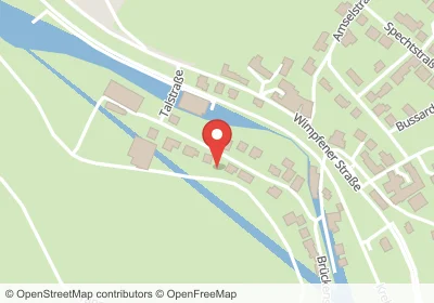 Hotels an der Talstraße in Neckarbischofsheim – Unterkünfte, Pensionen und Ferienwohnungen in zentraler Lage