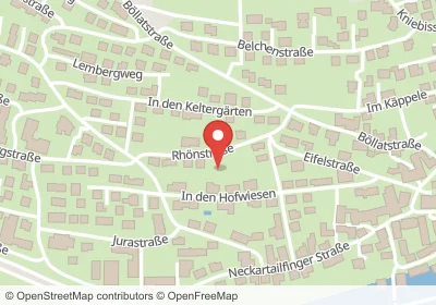 Hotels an der Rhönstraße in Nürtingen – Unterkünfte, Pensionen und Ferienwohnungen in zentraler Lage