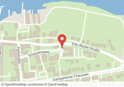 Hotels an der Fritz-Reuter-Straße in Ribnitz-Damgarten – Unterkünfte, Pensionen und Ferienwohnungen in zentraler Lage