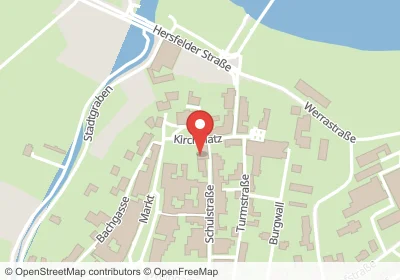 Hotels an der Kirchplatz in Vacha – Unterkünfte, Pensionen und Ferienwohnungen in zentraler Lage