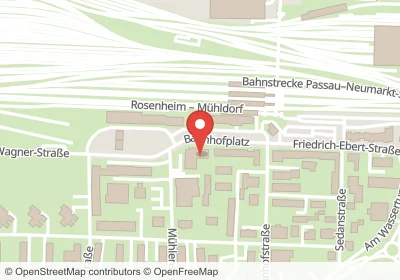 Bahnhofplatz Mühldorf am Inn – Hotels in der Nähe Hotels an der Bahnhofplatz in Mühldorf am Inn – Unterkünfte, Pensionen und Ferienwohnungen in zentraler Lage