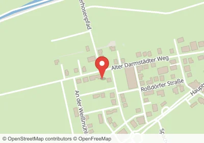 Hotels an der Alter Darmstädter Weg in Roßdorf – Unterkünfte, Pensionen und Ferienwohnungen in zentraler Lage