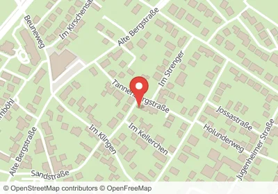 Hotels an der Tannenburgstraße in Alsbach-Hähnlein – Unterkünfte, Pensionen und Ferienwohnungen in zentraler Lage