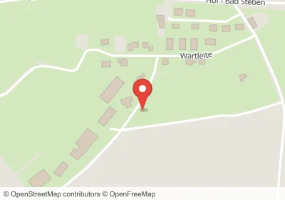 Hotels an der Wartleite in Köditz – Unterkünfte, Pensionen und Ferienwohnungen in zentraler Lage