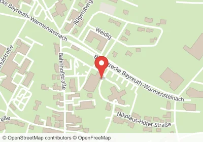 Am Bahndamm Weidenberg – Hotels in der Nähe Hotels an der Am Bahndamm in Weidenberg – Unterkünfte, Pensionen und Ferienwohnungen in zentraler Lage