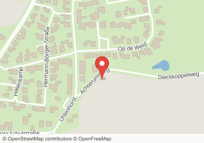 Hotels an der Achterumsweg in Lohe-Rickelshof – Unterkünfte, Pensionen und Ferienwohnungen in zentraler Lage