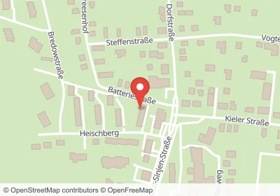 Hotels an der Batteriestraße in Kronshagen – Unterkünfte, Pensionen und Ferienwohnungen in zentraler Lage