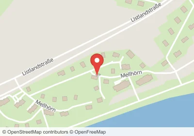 Hotels an der Mellhörn in List – Unterkünfte, Pensionen und Ferienwohnungen in zentraler Lage