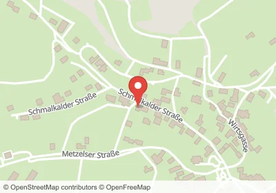 Hotels an der Schmalkalder Straße in Christes – Unterkünfte, Pensionen und Ferienwohnungen in zentraler Lage