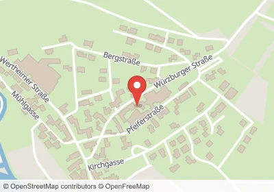 Hotels an der Würzburger Straße in Werbach – Unterkünfte, Pensionen und Ferienwohnungen in zentraler Lage